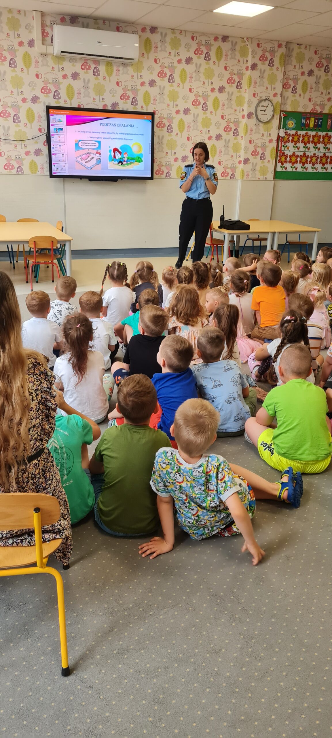 02.07.2024 Spotkanie ze strażą miejską – Bezpieczne wakacje 😀